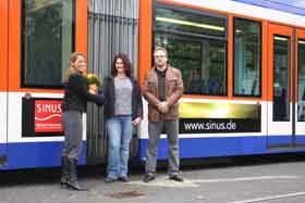 Mit Sinus unterwegs auf dem Darmstädter Schienen-Netz